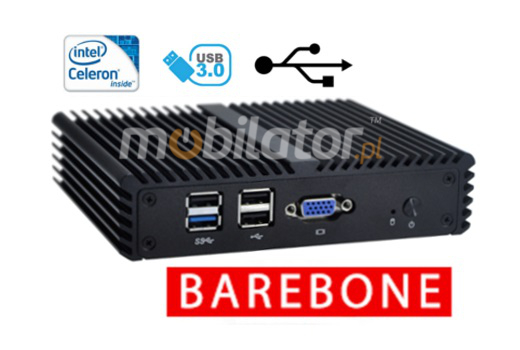 Komputer Przemysowy Fanless MiniPC mBOX Q190G4N Barebone